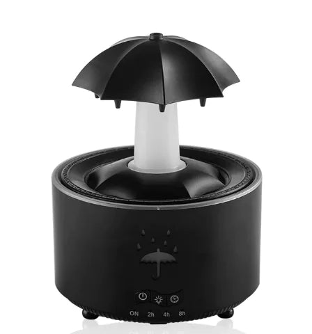 "360° Rotating Aromatherapy Humidifier – Calm Your Space with Swirling Mist & Scent"
